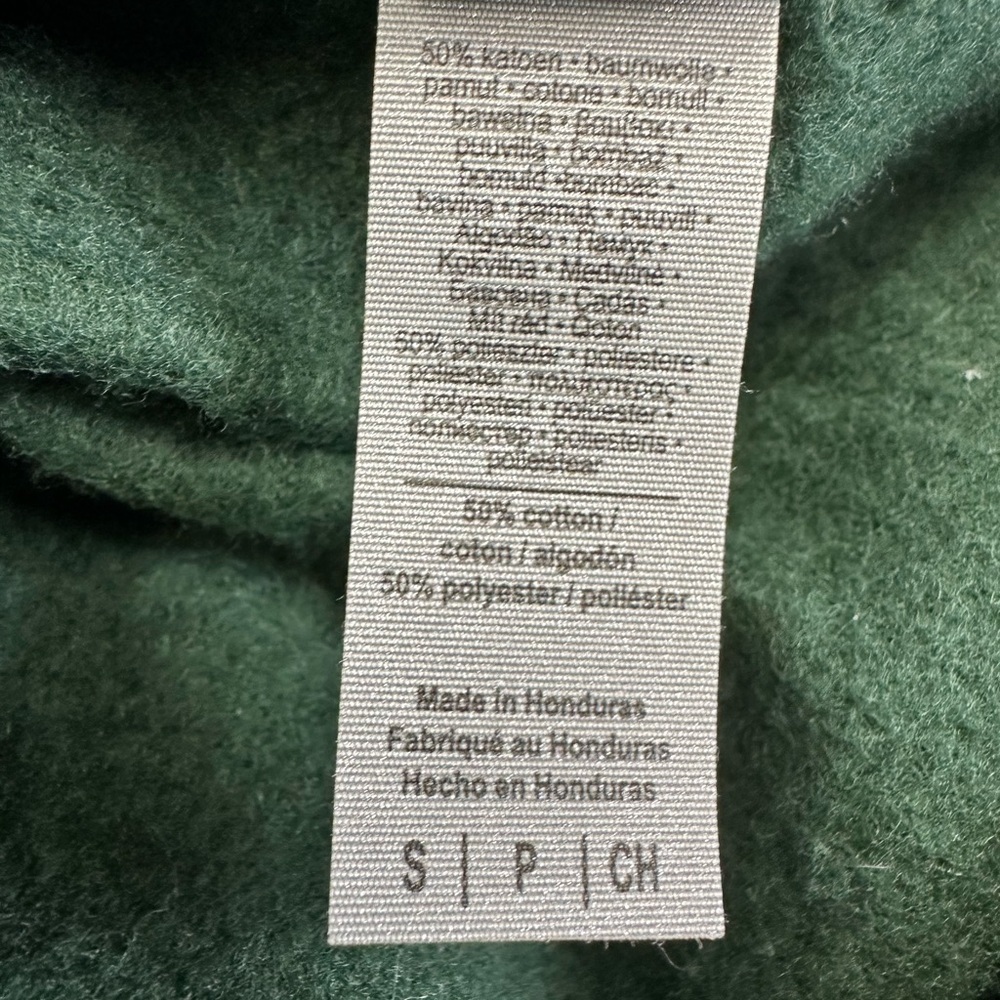 Capricorn Varsity graphic evergreen crew neck fleece womens sweatshirt Small - Picture 9 of 9